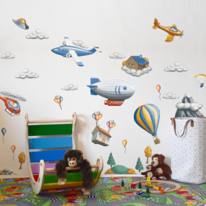 Flugzeuge und Ballons