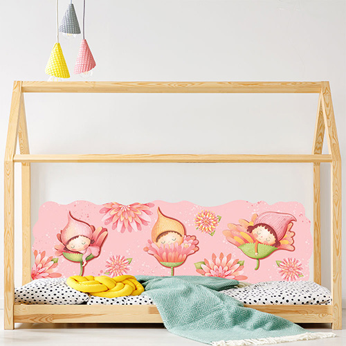 Wandschutz für das Bett mit Kobolden