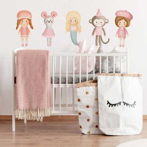 Wandsticker Puppen