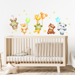 Wandsticker niedliche Tiere