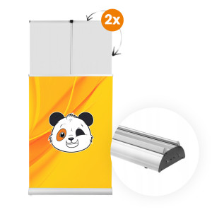 Obojstranný RollUp - Plotbase, 85x200cm s potlačou