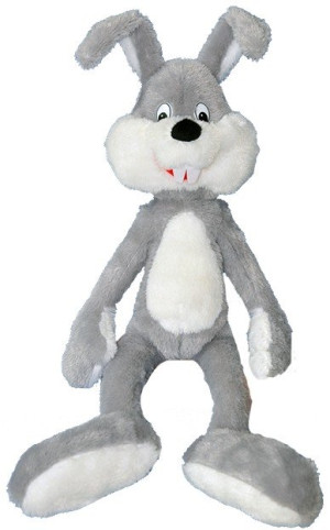 Zając Królik Szary - 50cm - pluszak, maskotka