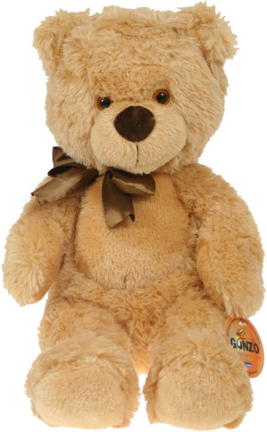Miś Niko Aksamitny Beżowy - 55cm - pluszak, maskotka