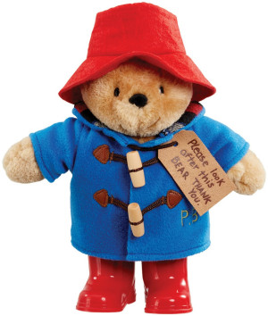 Miś Paddington w kaloszach - 23/18cm - pluszak, maskotka