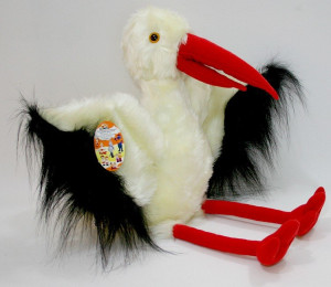 Bociek Polski Bocian Ślub - 55cm - pluszak, maskotka