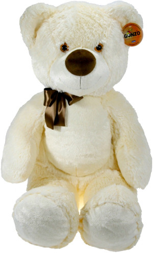 Miś Niko Aksamitny Kremowy - 70cm - pluszak, maskotka