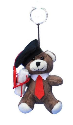 Brelok Miś Szkolny / Student - 10cm - pluszak, maskotka