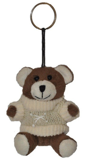 Brelok Miś w sweterku - 10cm - pluszak, maskotka