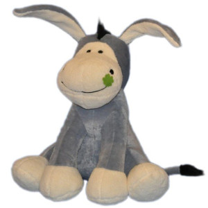 Osiołek z koniczynką - 65cm - pluszak, maskotka