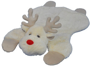 Dywanik Łoś Renifer Kremowy - 124cm - pluszak, maskotka