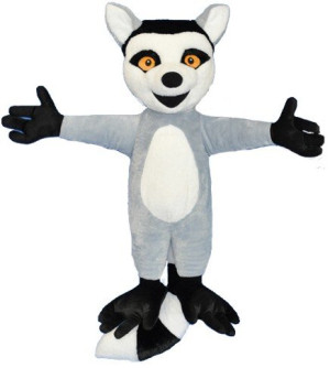 Małpka Lemur Julian - 100cm - pluszak, maskotka
