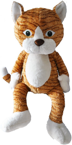 Kotek Brązowy Mruczuś - 95cm - pluszak, maskotka