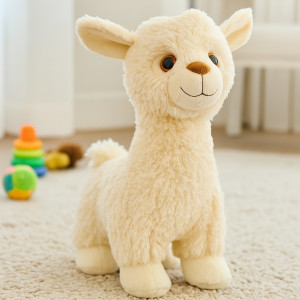 Alpaka Lama XXL Kremowa - 85cm - pluszak, maskotka
