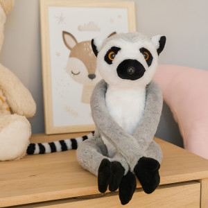 Lemur z rzepami - 75/34cm - pluszak, maskotka