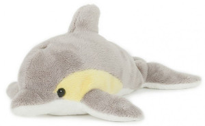 Delfin Żółto-Szary - 20cm - pluszak, maskotka