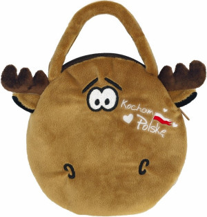 Torebka łoś Kocham Polskę - 20cm - pluszak, maskotka
