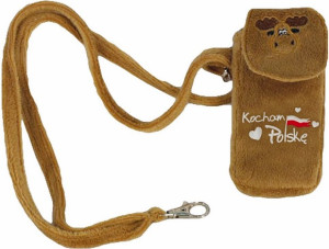 Łoś etui na komórkę Kocham Polskę - 12cm - pluszak, maskotka