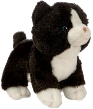 Kotek Miau Czarno-Biały - 15cm - pluszak, maskotka