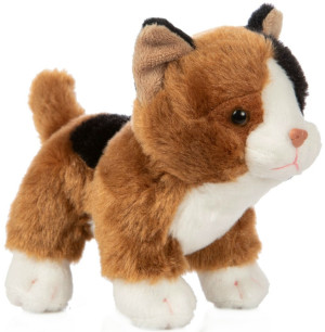 Kotek Miau Brązowy Łaciaty - 15cm - pluszak, maskotka