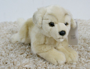 Piesek Labrador Leżący - 32cm - pluszak, maskotka