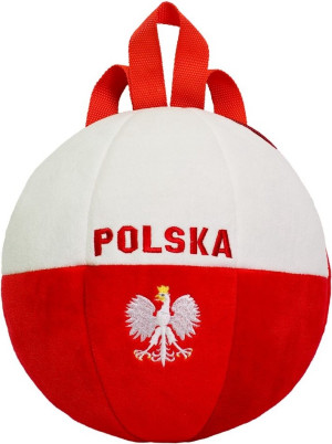 Plecak piłka nożna Polska - 24cm - pluszak, maskotka