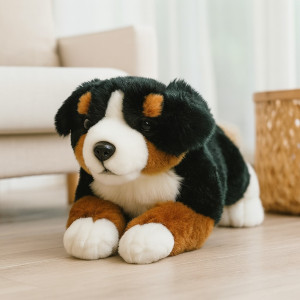 Piesek Berneński Czarny Bernardyn - 40cm - pluszak, maskotka