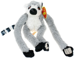 Lemur z rzepami - 27/13cm - pluszak, maskotka