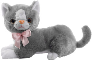 Kotek Leżący Szary Flico - 34cm - pluszak, maskotka