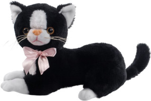 Kotek Leżący Czarny Flico - 34cm - pluszak, maskotka