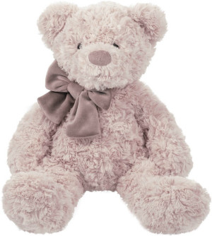 Miś Charlie pudrowy róż - 26cm - pluszak, maskotka