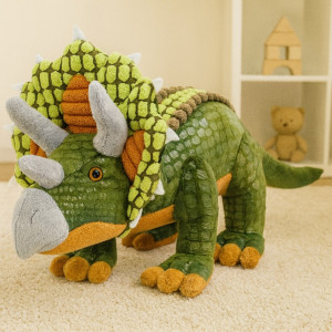Dinozaur Triceratops - 81cm - pluszak, maskotka