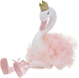 Łabędź Różowy Lalka Toutou - 42cm - pluszak, maskotka