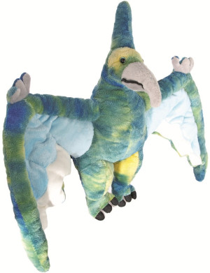 Dinozaur Pterodaktyl niebieski - 38cm - pluszak, maskotka