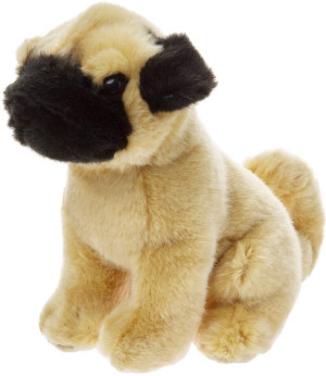 Piesek Mops Buldog - 20cm - pluszak, maskotka