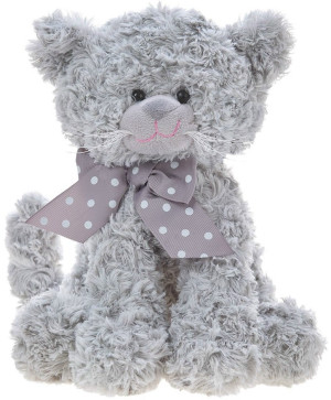 Kotek szary Beatrice - 25cm - pluszak, maskotka