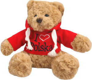 Miś I Love Polska - 16cm - pluszak, maskotka