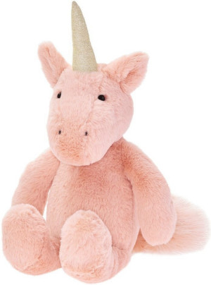 Jednorożec Alessio różowy siedzący - 35cm - pluszak, maskotka