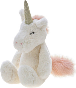 Jednorożec Alessio kremowy siedzący - 36cm - pluszak, maskotka