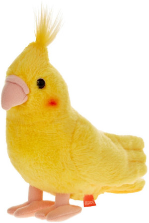 Papuga Żółta Nimfa - 20cm - pluszak, maskotka