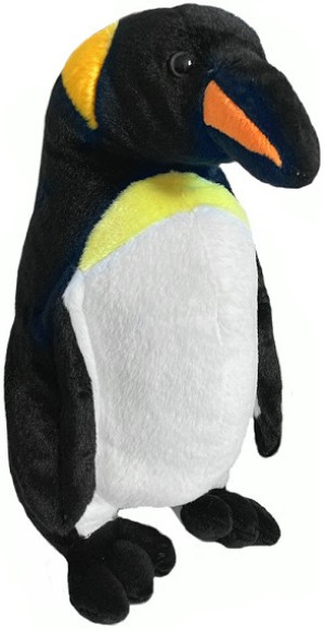 Pingwin cesarski czarny - 18cm - pluszak, maskotka