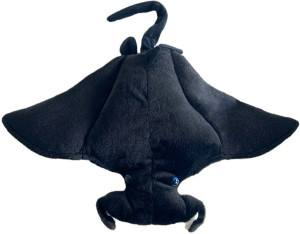 Manta Płaszczka czarna - 33cm - pluszak, maskotka