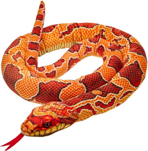Wąż Czerwono-Pomarańczowy - 180cm - pluszak, maskotka