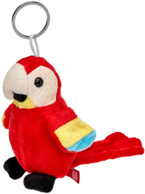 Brelok Papuga Ara Czerwona - 11cm - pluszak, maskotka