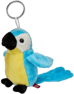 Brelok Papuga Ara Błękitna - 11cm - pluszak, maskotka