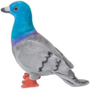 Gołąbek Miejski Szaro-Niebieski - 20cm - pluszak, maskotka