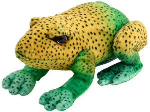 Żaba Zielono-Żółta Żabka - 13cm - pluszak, maskotka