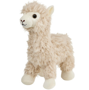 Alpaka Beżowa Lama - 40cm - pluszak, maskotka