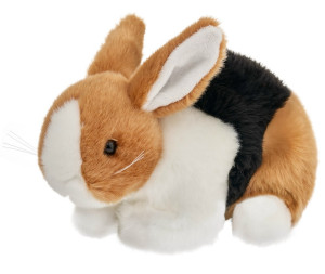 Królik Brązowo-Czarno-Biały Zajączek - 23cm - pluszak, maskotka
