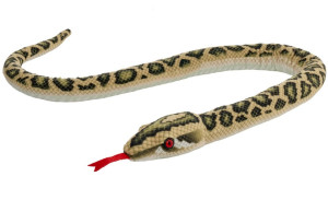 Wąż cętkowany oliwkowy - 100cm - pluszak, maskotka
