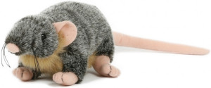 Szczur Myszka Szara - 20cm - pluszak, maskotka